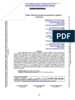 Psicoterapia Online - Aplicación Desde Una Perspectiva Cognitivo - Conductual