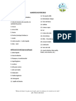 Alimentos para Canastas Familiares 2023