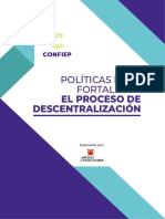 El Proceso de Descentralización: Políticas para Fortalecer