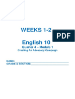 Quarter 4 English 10 Weeks 1-2