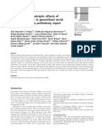 Neural Basis of Anxiolytic Effects of Cannabidiol (CBD) in Generalized Social Anxiety Disorder: A Preliminary Report