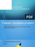 Descomposición Y Composición de Números: Matemática Primeros Básicos