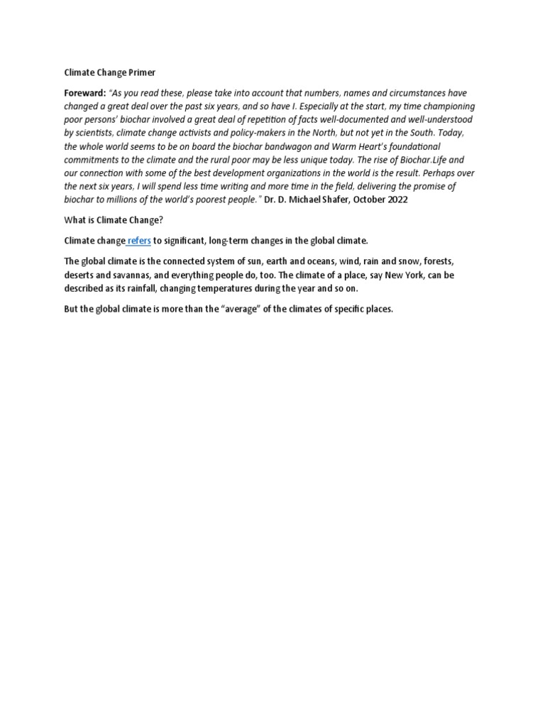 Understanding Climate Change Basics | PDF | Science & Mathematics ...