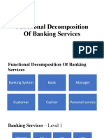 Functional Decomposition of Banking Services 12