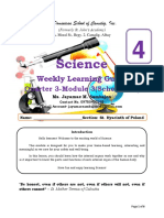 Science: Weekly Learning Guide