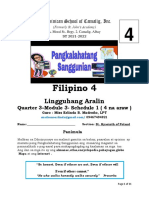 Filipino 4: Lingguhang Aralin