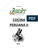 Recetario de la cocina peruana