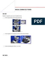 Manual Cambio de Toner