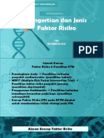 Pengertian Dan Jenis Faktor Risiko: TIM Epidemiologi