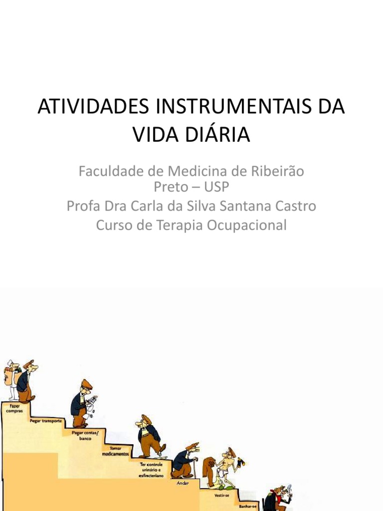 Atividades Instrumentais Da Vida Diária (Aivd) | PDF | Transporte ...