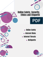 Online Safety, Security, Ethics and Etiquette