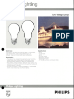 Philips Low Voltage Incandescent Lamps Bulletin 3-91