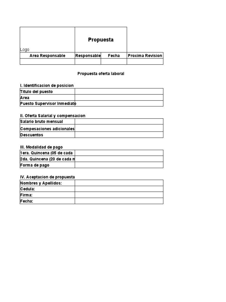 Propuesta Laboral PDF