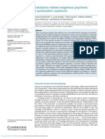 Substance Related Exogenous Psychosis A Postmodern Syndrome