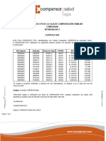 El Programa de Eps de La Caja de Compensación Familiar Compensar NIT 860.066.942-7 Certifica Que