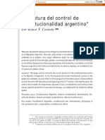 La Mixtura Del Control de Constitucionalidad Argentino : Por Walter F. Carnota