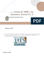 El Sistema de AHR y Sus Elementos, Teorias X y Y: Ana Margarita Membreño Pereira