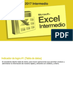 Microsoft Excel 2017 Intermedio: Sesión #1