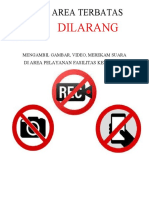 Dilarang: Area Terbatas