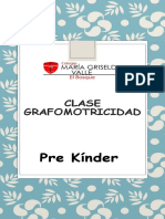 Clase Grafomotricidad: Pre Kínder