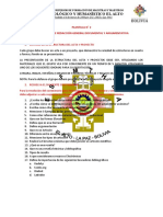 Tecnológico Y Humanístico El Alto: Plantilla N 2 Tema: Taller de Redacción General Documental Y Argumentativa