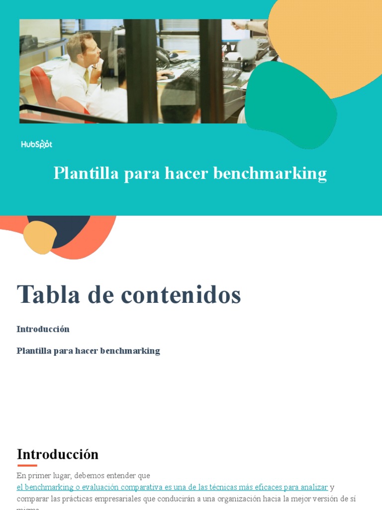 Plantilla de Benchmarking Efectivo | PDF | Benchmarking | Planificación