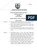 Pemerintah Kabupaten Kediri: Peraturan Daerah Kabupaten Kediri Nomor 1 Tahun 2011 Tentang Pajak Daerah