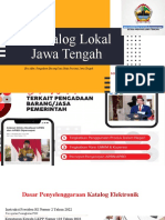 Paparan E-Katalog Lokal Solo Kamis