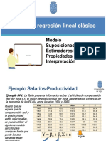 Modelo de Regresión Lineal Clásico
