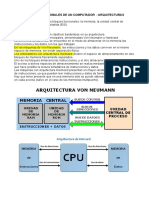 Bloques Funcionales de Un Computador - Arquitecturas