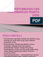 Pertumbuhan Dan Perkembangan Peserta Didik