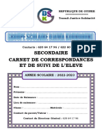 Carnet de Correspondances Et Suivi GS GK