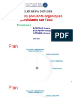 Impact Des Polluants Organiques Persistants Sur L Eau: Projet de Fin D'Etudes