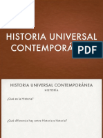 Historia Universal Contemporánea