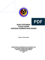 Buku Pedoman Tugas Akhir Jurusan Administrasi Bisnis