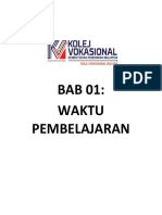 BAB 01: Waktu Pembelajaran