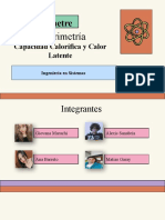Tercer Semetre: Calorimetría