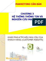 Marketing Căn Bản: Chương 3 Hệ Thống Thông Tin Và Nghiên Cứu Marketing