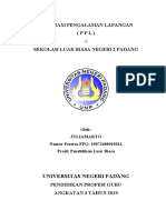 Program Pengalaman Lapangan (PPL) Sekolah Luar Biasa Negeri 2 Padang