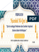 Nuzulul Al-Qur'an: Peringatan