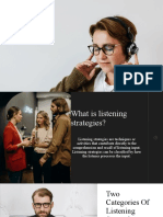 Listening Strategies