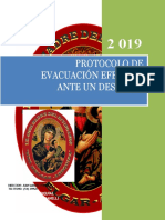 Protocolo de Evacuación Efectiva Ante Un Desastre: Colegio Parroquial Padre Lorenzo Mondanelli