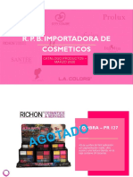 Catálogo de maquillaje RPB Importadora