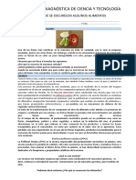 Evaluación Diagnóstica de Ciencia Y Tecnología: ¿Por Qué Se Oscurecen Algunos Alimentos