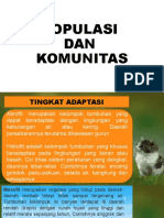 Popuasi Dan Komunitas