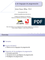 Fundamentos de Lenguajes de Programaci On: Robinson Duque, Meng - PH.D