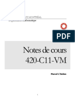 Notes de Cours 420-C11-VM: Département D'informatique