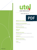 Actividad 2 - Estructura de La Industria de La Transformacion