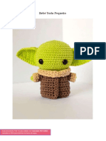 Bebé Yoda Pequeño Amigurumi