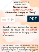 Pagbuo NG Mga Alinsunod Sa Ibinigay Na Line of Symmetry: Mathematics 3